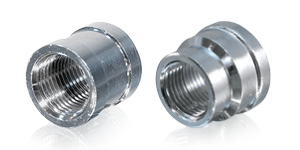 Chrom Muffe & Reduziermuffe