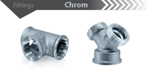 Chrom T-Stück & Y-Stück