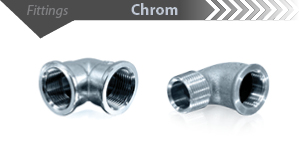 Chrom 90° Winkel