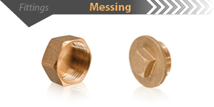 Messing Kappe & Stopfen