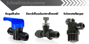Kugelhahn/Schmutzfänger/Durchflusskontrollventil