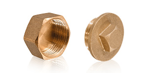 Messing Kappe & Stopfen