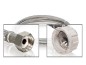 Preview: Flexibler Verbindungsschlauch 200 cm  3/8" gerade x 3/4" Winkel Kunststoffmutter