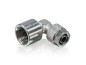 Preview: Winkel Verschraubung 90° 10/8 mm Rohr x 3/8" IG
