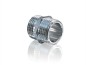 Preview: Chrom Doppelnippel 1/2" Außengewinde beidseitig