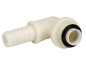 Preview: Winkel-Verbinder 90° für Druckluft-Auslass, mit 1/4" Schlauchtülle