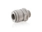 Preview: Einschraubverbinder gerade 3/8" x 3/8" AG BSPP Schnellstecksystem