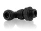 Preview: Winkel Einschraub Verbinder 90° 10mm x 1/2"AG BSPP Schnellstecksystem