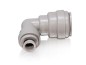 Preview: Winkel ReduzierVerbinder 90° 1/4" Rohr x 1/2" Rohr Schnellsteck System