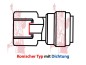 Preview: Einschraub Verbinder 3/8" x 1/2" IG BSPP Schnellsteck System