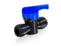 Preview: Gerader Kugelhahn 10 mm Rohr x 10 mm Rohr Schnellsteck System