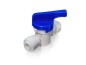 Preview: Gerader Kugelhahn 1/4" Schnellsteck System