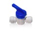 Preview: Gerader Kugelhahn 1/4" Schnellsteck System