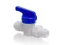 Preview: Gerader Kugelhahn 1/4" x 1/4" AG NPTF Schnellsteck System