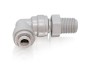 Preview: Winkel Einschraub Verbinder 90° 1/4" x 1/4" AG BSPT Schnellsteck System