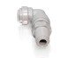 Preview: Winkel Einschraub Verbinder 90° 1/4" x 1/4" AG BSPT Schnellsteck System