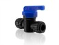 Preview: Gerader Kugelhahn 10 mm Rohr x 10 mm Rohr Schnellsteck System
