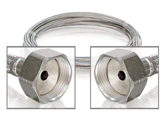 Flexibler Verbindungsschlauch 200 cm  3/4" gerade x 3/4" gerade