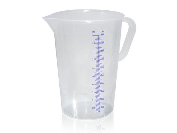 Preview: Messbecher 5000 ml mit Skala