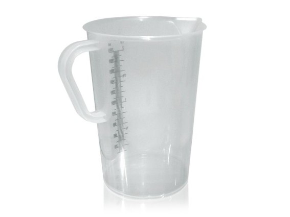 Preview: Messbecher 3000 ml mit Skala