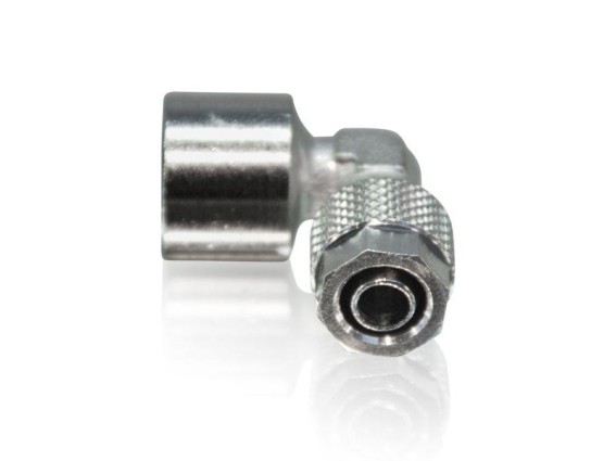 Winkel Verschraubung 90° 10/8 mm Rohr x 3/8" IG