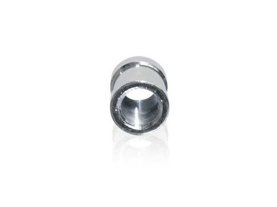 Chrom Muffe 1/8" Innengewinde beidseitig