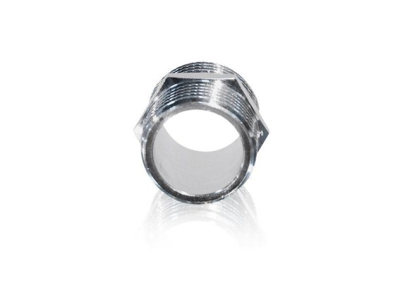 Chrom Doppelnippel 3/4" Außengewinde beidseitig