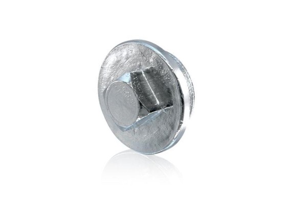 Chrom Stopfen 3/4" Außengewinde