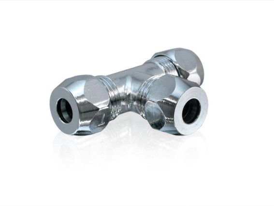 T-Verschraubung 3/8" AG  für 8 mm Cu Rohr
