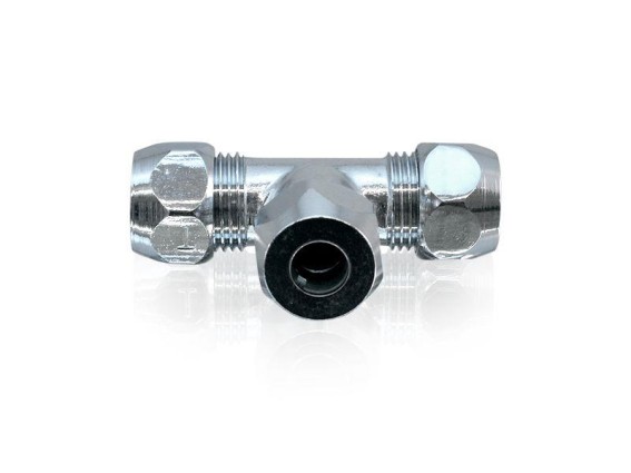 T-Verschraubung 3/8" AG  für 8 mm Cu Rohr