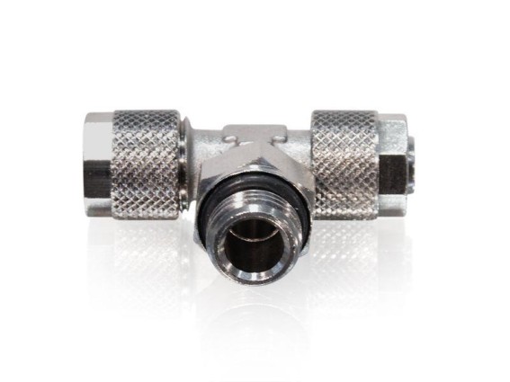 T Verschraubung 10/8 mm Rohr x 1/4" AG