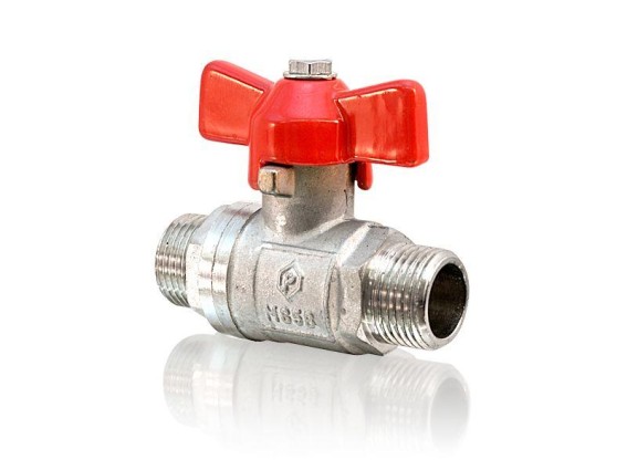 Preview: Kugelhahn 3/8" Außengewinde beidseitig