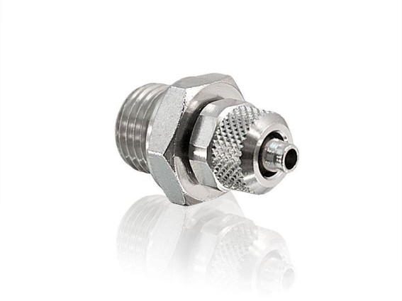 Verschraubung gerade 6/4 mm Rohr x 1/4" Außengewinde