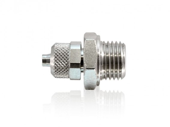 Verschraubung gerade  6/4 mm Rohr x 1/4" Außengewinde