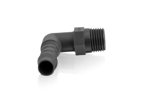 Einschraubstutzen gewinkelt 90° 1/8" AG x 6 mm Schlauchtülle