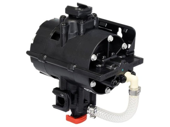Shurflo Getränkepumpe für Coca-Cola Post-Mix Systeme, Sirup Eingang 3/8"