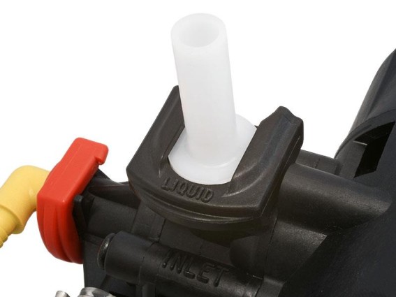 Einsteck-Stutzen für Sirup-Zufuhr, mit Ø 10 mm Außendurchmesser (Schnellsteck-System)