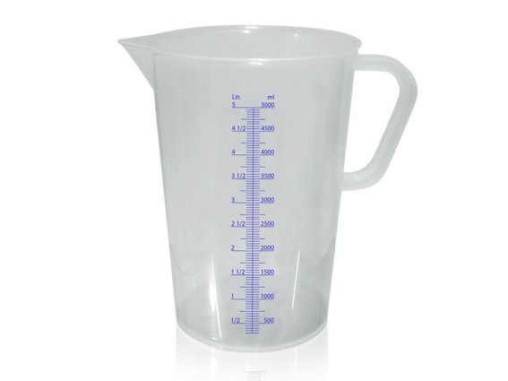 Messbecher 5000 ml mit Skala