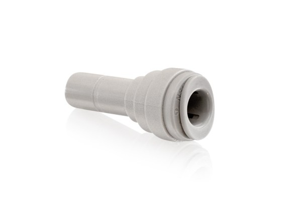 Preview: Gerader Reduzier Verbinder für 3/8" Stutzen x 1/2" Rohr Schnellstecksystem