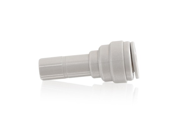 Preview: Gerader Reduzier Verbinder für 3/8" Stutzen x 1/2" Rohr Schnellstecksystem