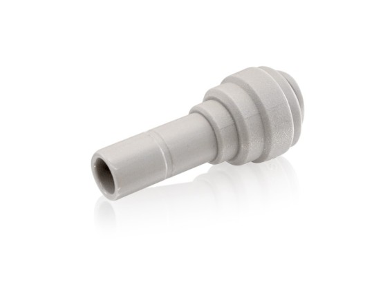 Preview: Gerader Reduzier Verbinder für 3/8" Stutzen x 1/2" Rohr Schnellstecksystem