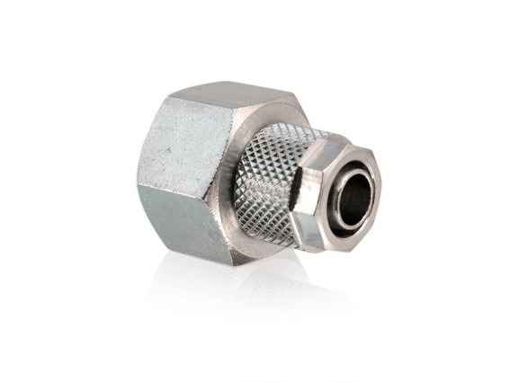 Verschraubung gerade 8/6 mm Rohr x 3/8" Innengewinde