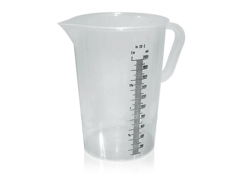 Messbecher 2000 ml mit Skala