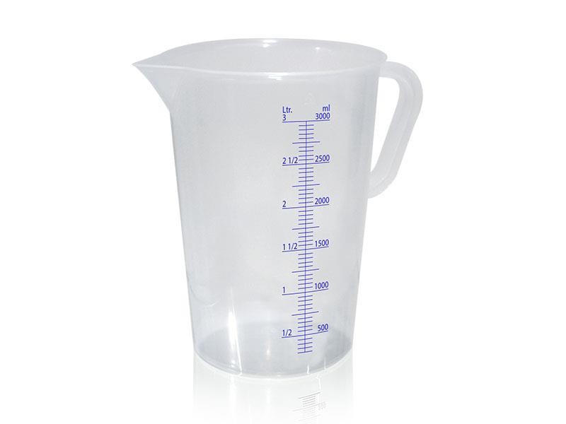 Messbecher 3000 ml mit Skala