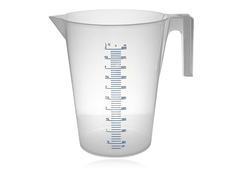 Messbecher 5000 ml mit Skala
