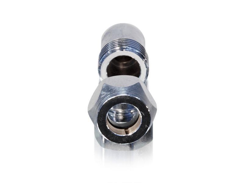 Winkelverbinder 90° Überwurfmutter drehbar 3/8" x 3/8" Außengewinde