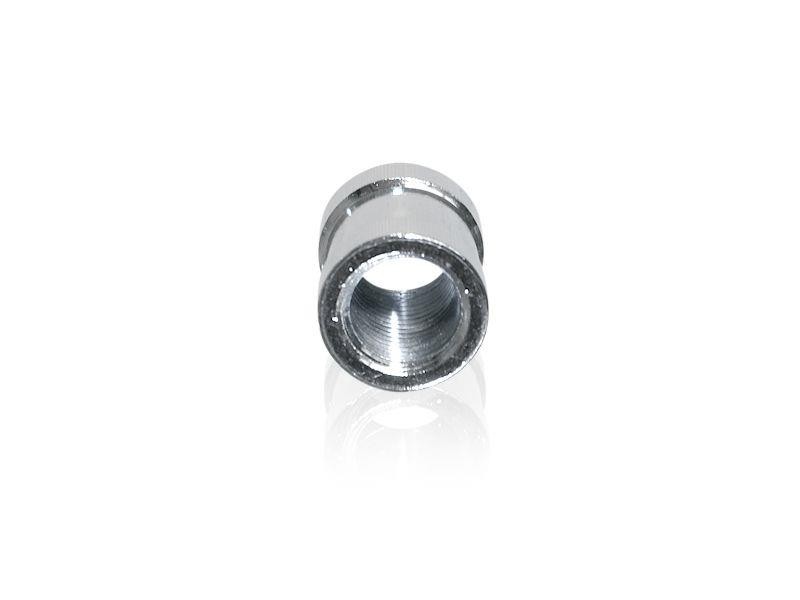 Chrom Muffe 1/8" Innengewinde beidseitig
