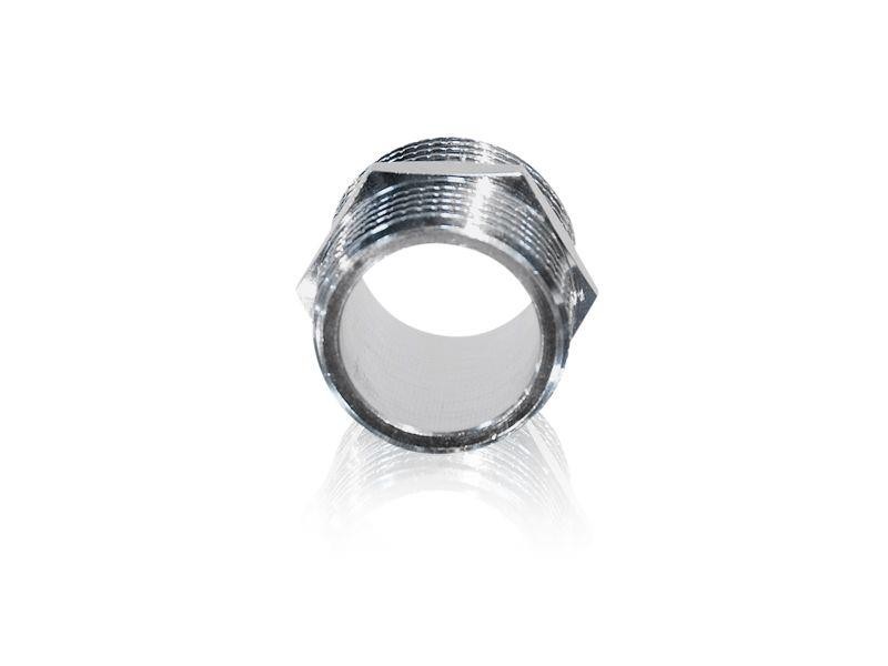 Chrom Doppelnippel 3/4" Außengewinde beidseitig