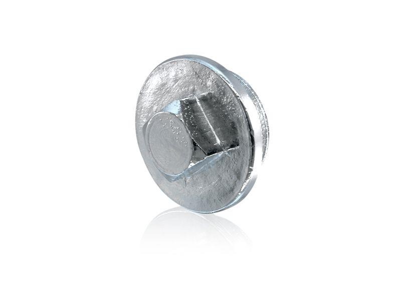Chrom Stopfen 3/4" Außengewinde