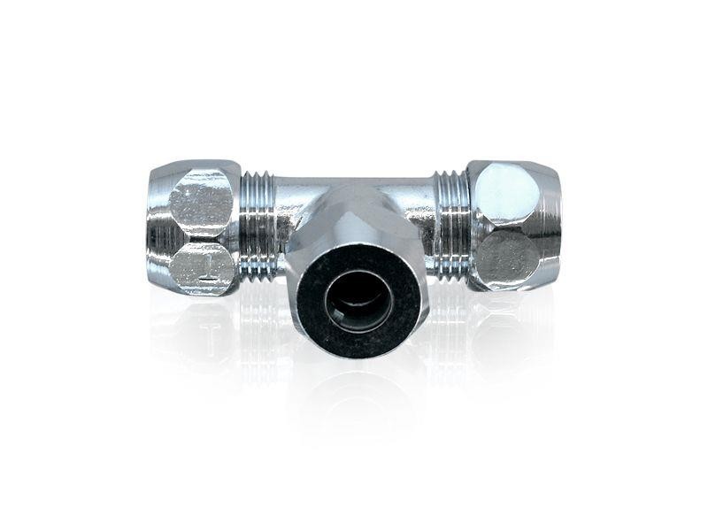 T-Verschraubung 3/8" AG  für 8 mm Cu Rohr